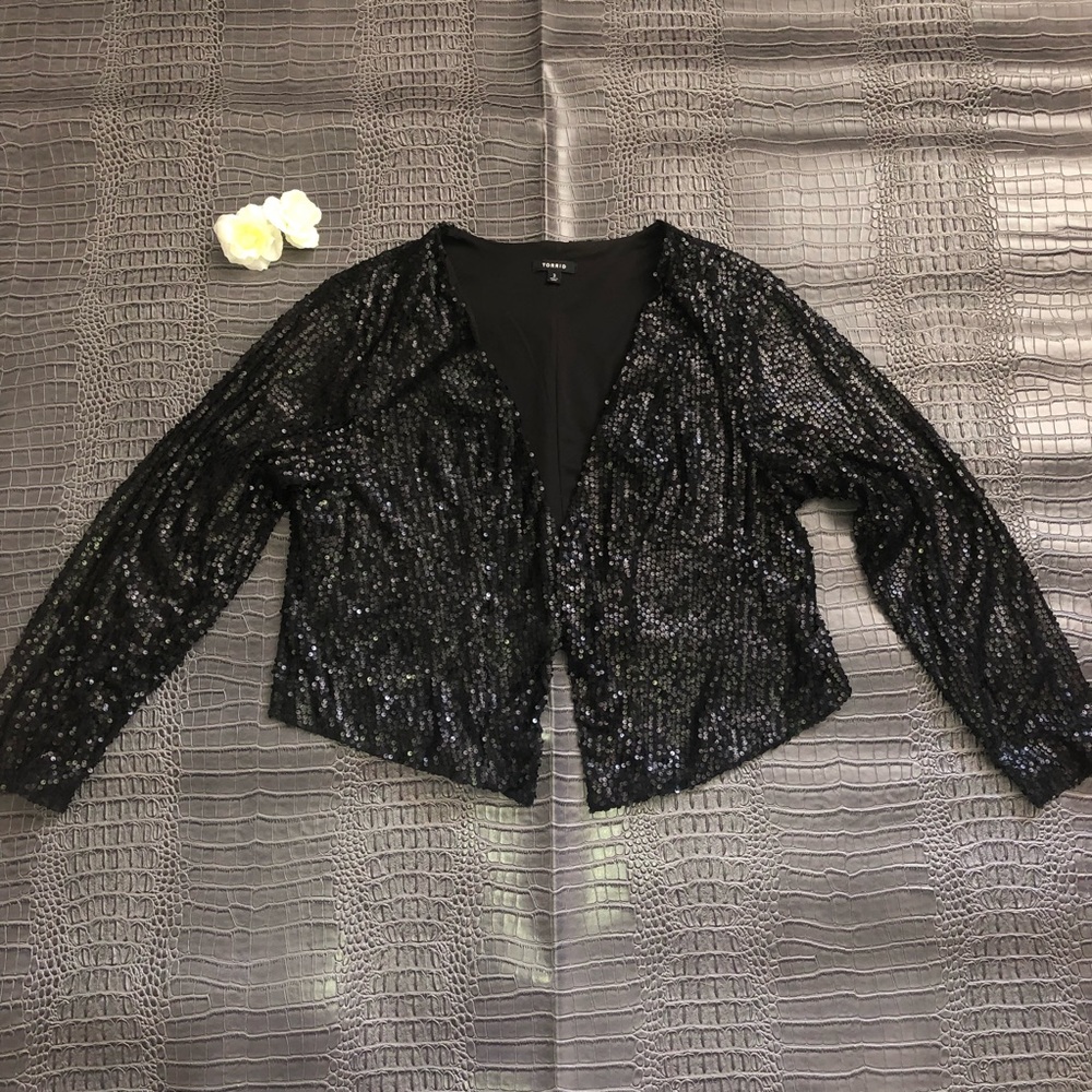 3x sequined blazer